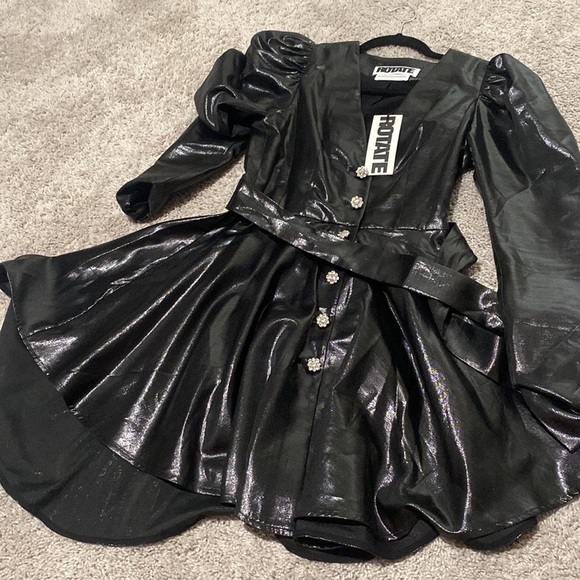 ROTATE Birger christensen emma leatherette mini dress - Picture 2 of 3